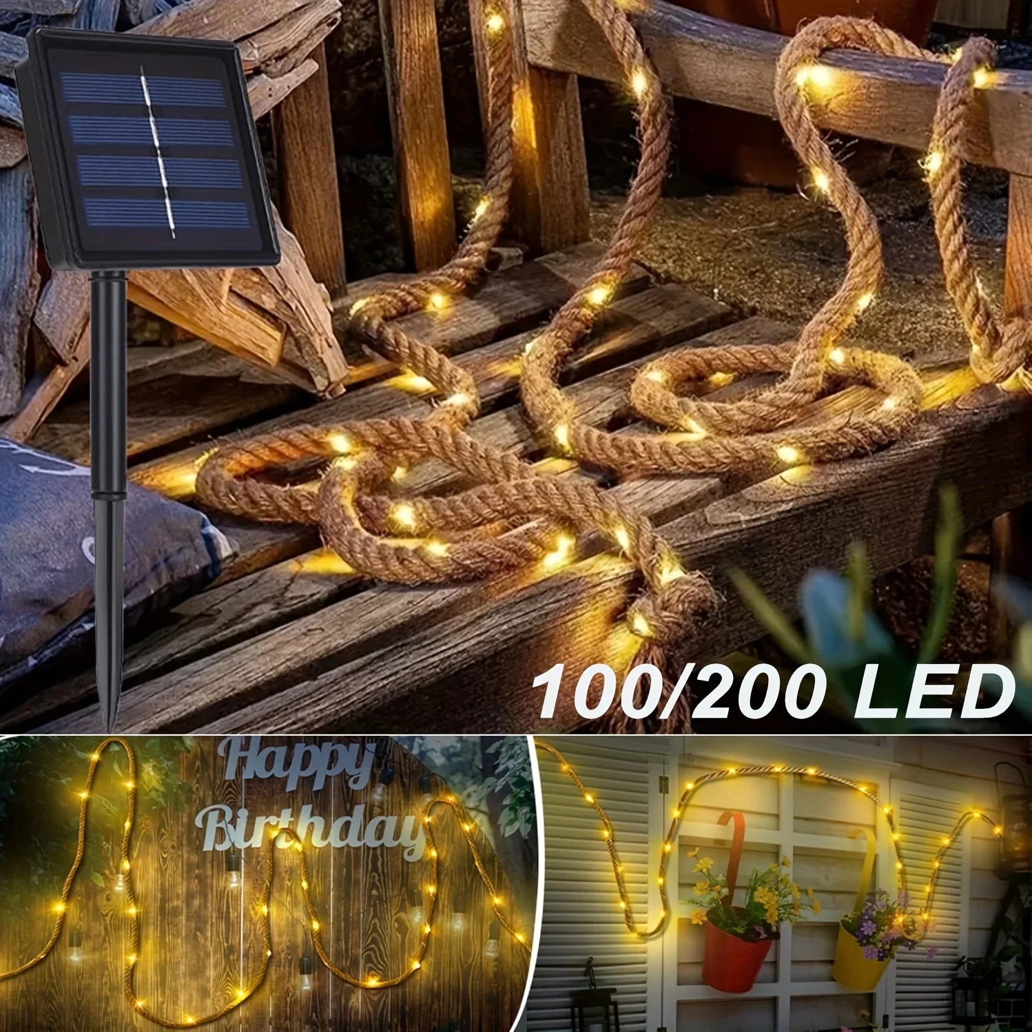 Guirlande Lumineuse Corde Info LED