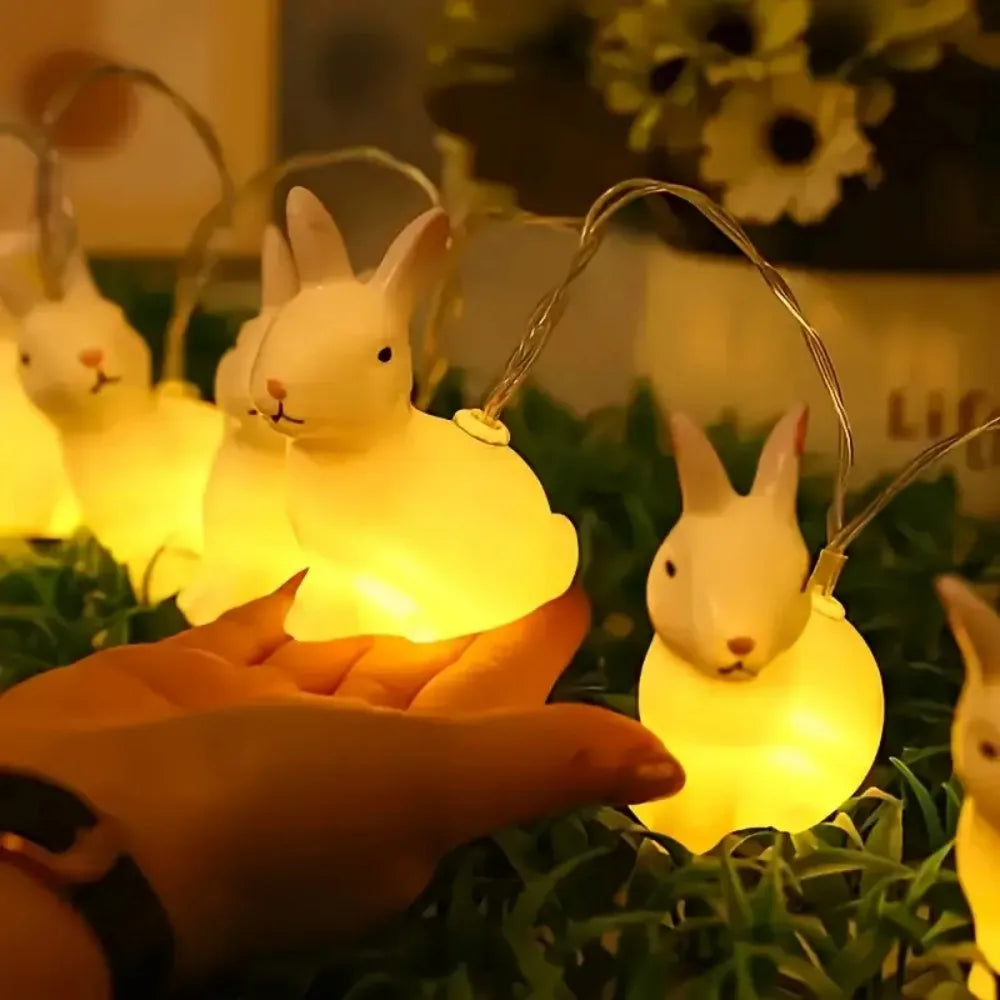 Guirlande Lumineuse Lapins LED décoratif