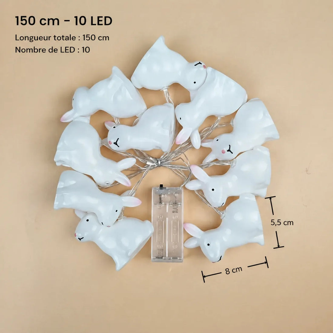 Guirlande Lumineuse Lapins LED original