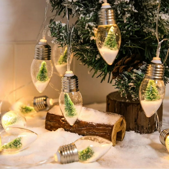 Guirlande Lumineuse à Sapin Enneigé