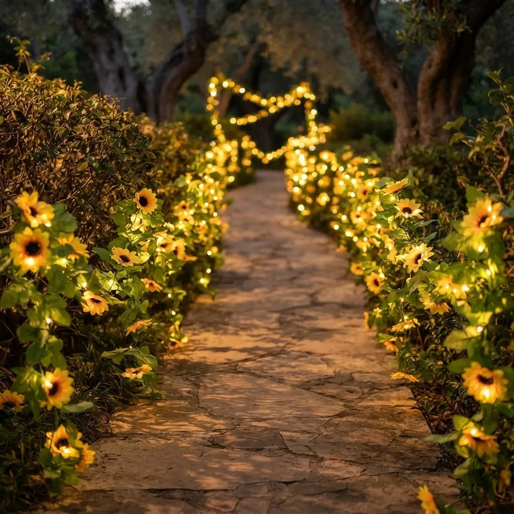 Guirlande Lumineuse Tournesol  Moderne