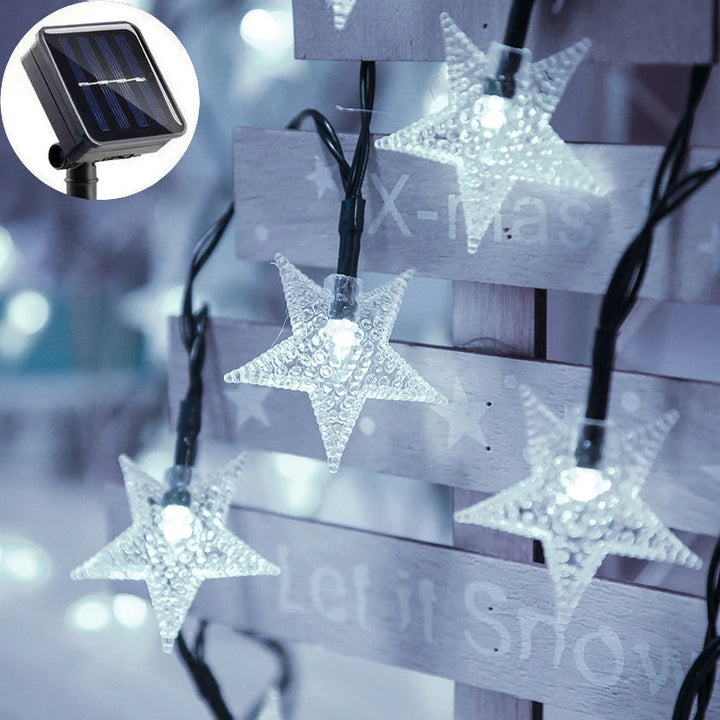 Guirlande Lumineuse Étoiles Blanc Froid Design