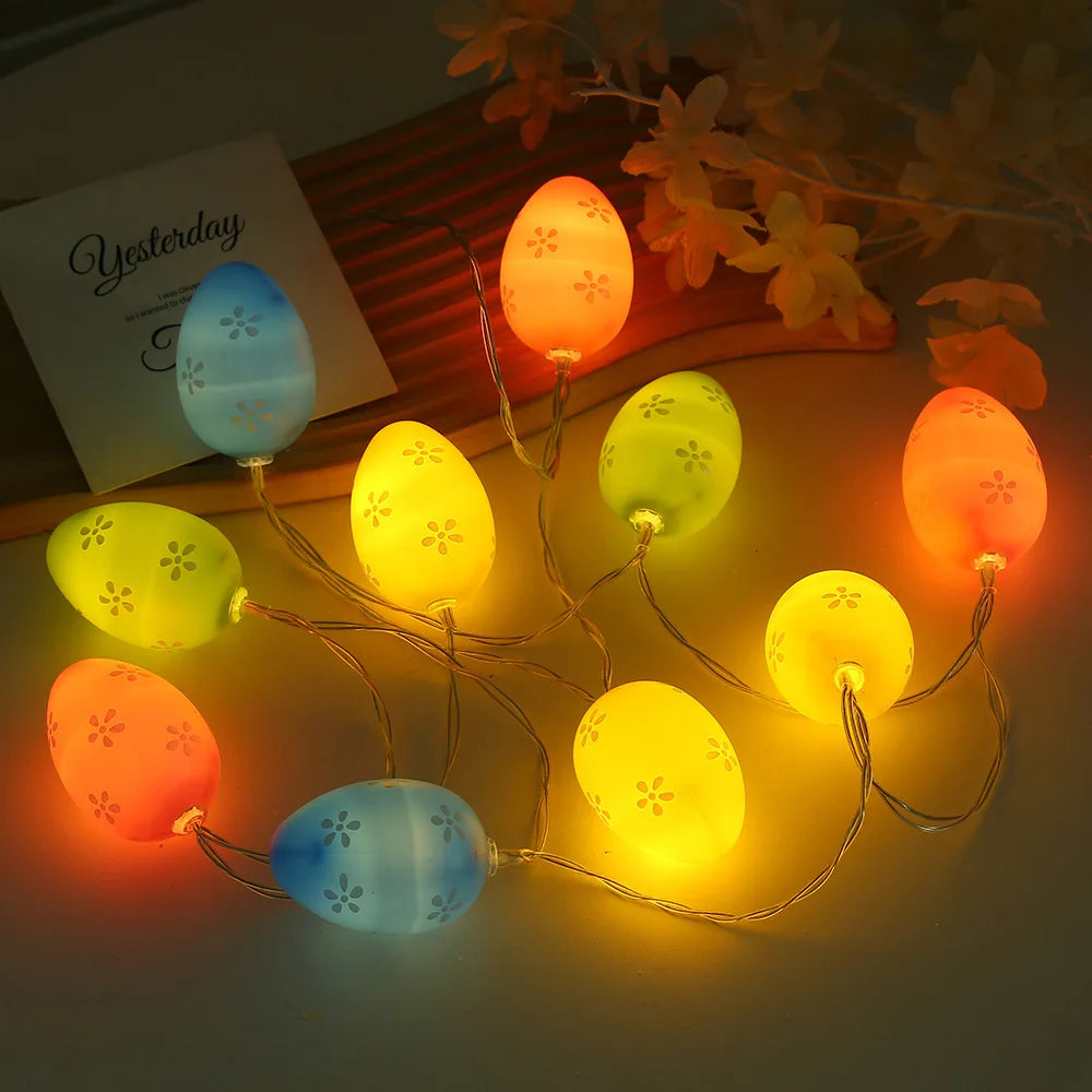 Guirlande Lumineuse Œufs Colorés chic