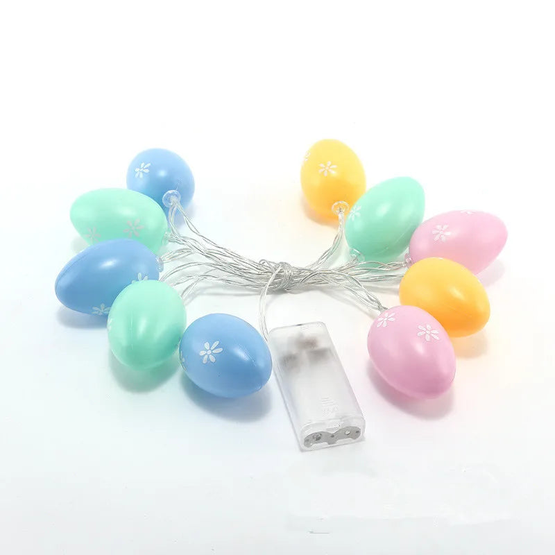 Guirlande Lumineuse Œufs Colorés harmonieux