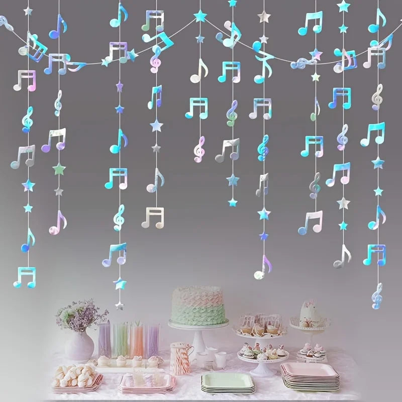 Guirlande Notes de Musique Design Festive