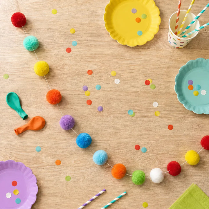 Guirlande à Pompons Colorés 