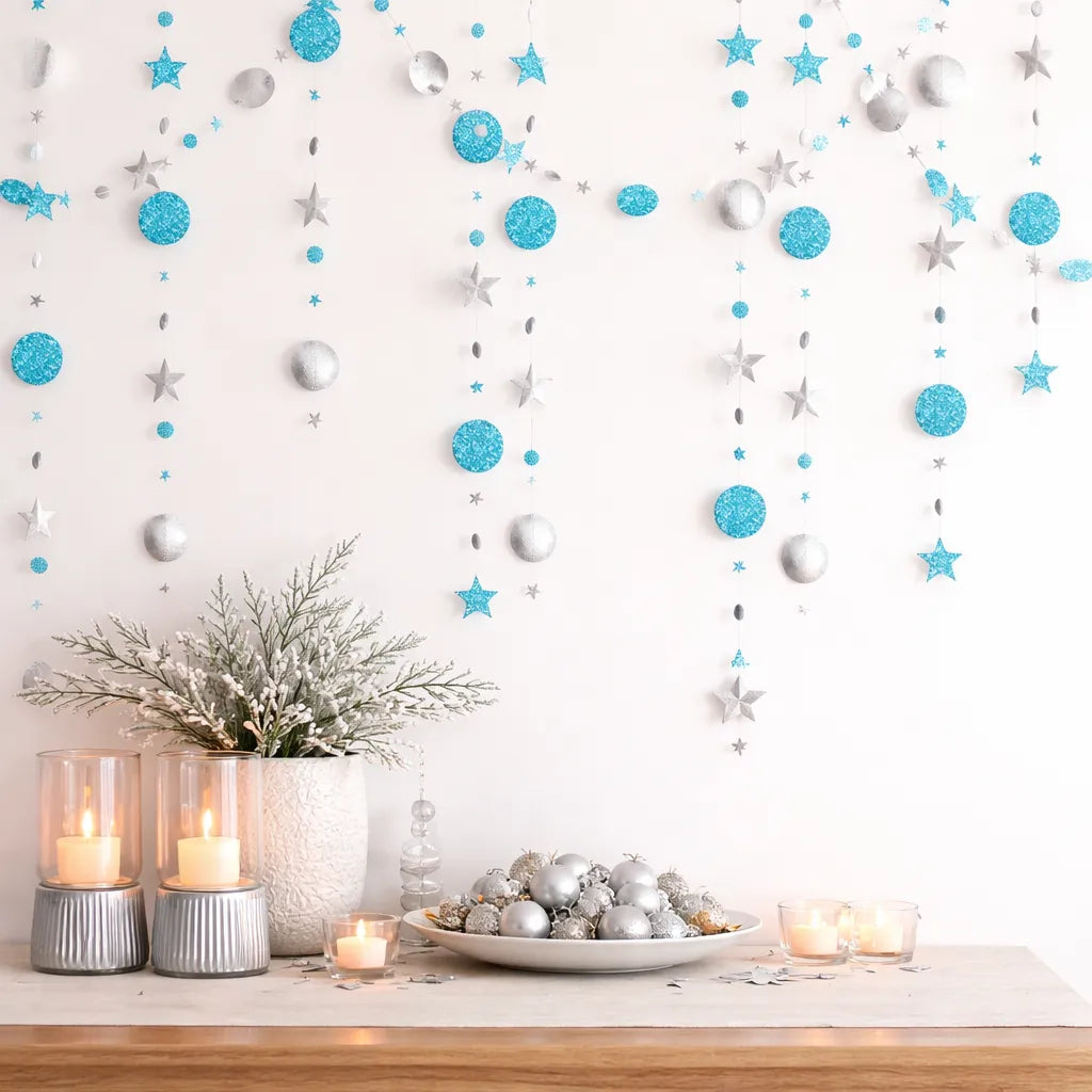 Guirlande Ronds et Etoiles 
