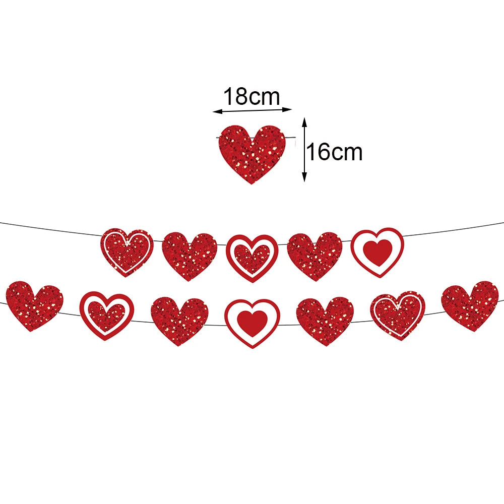 Guirlande Saint-Valentin Elégante Chic