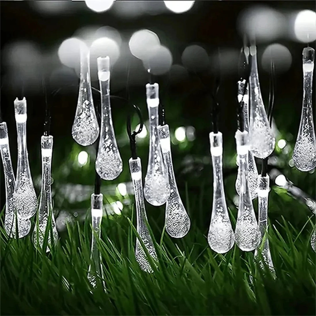 Guirlande Solaire Goutte D’Eau Extérieur