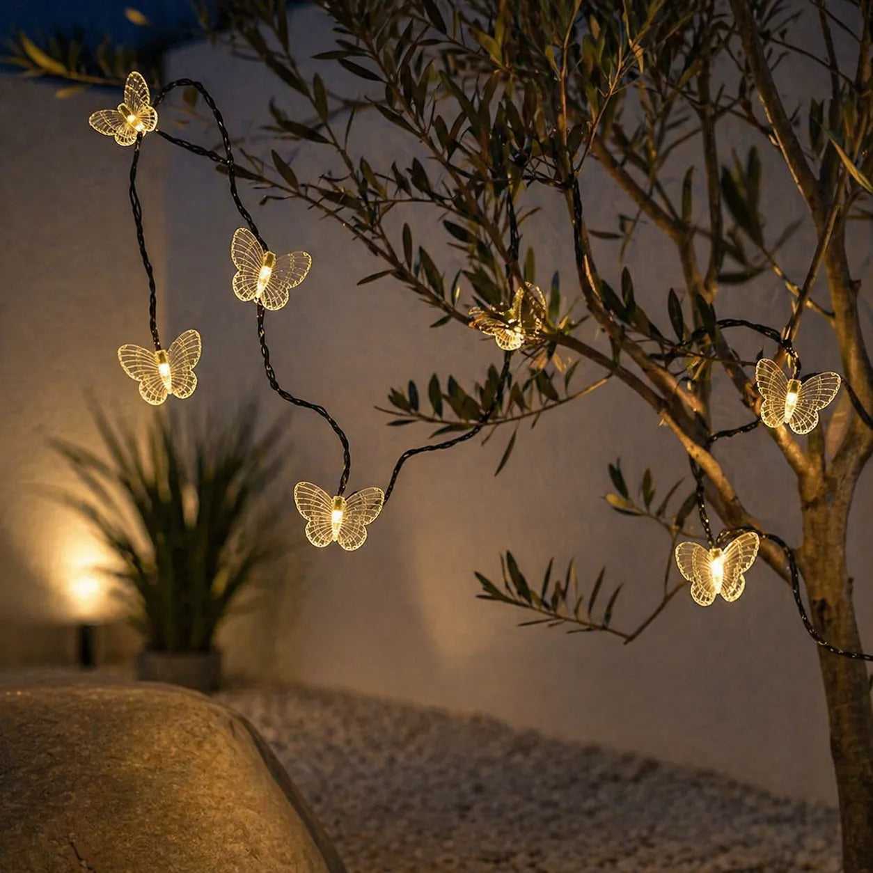 Guirlande Solaire de Papillons