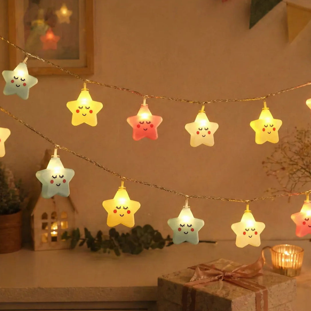 Guirlande d’Etoiles Lumineuses 