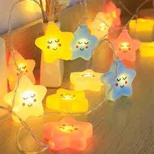 Guirlande d’Etoiles Lumineuses Colorés