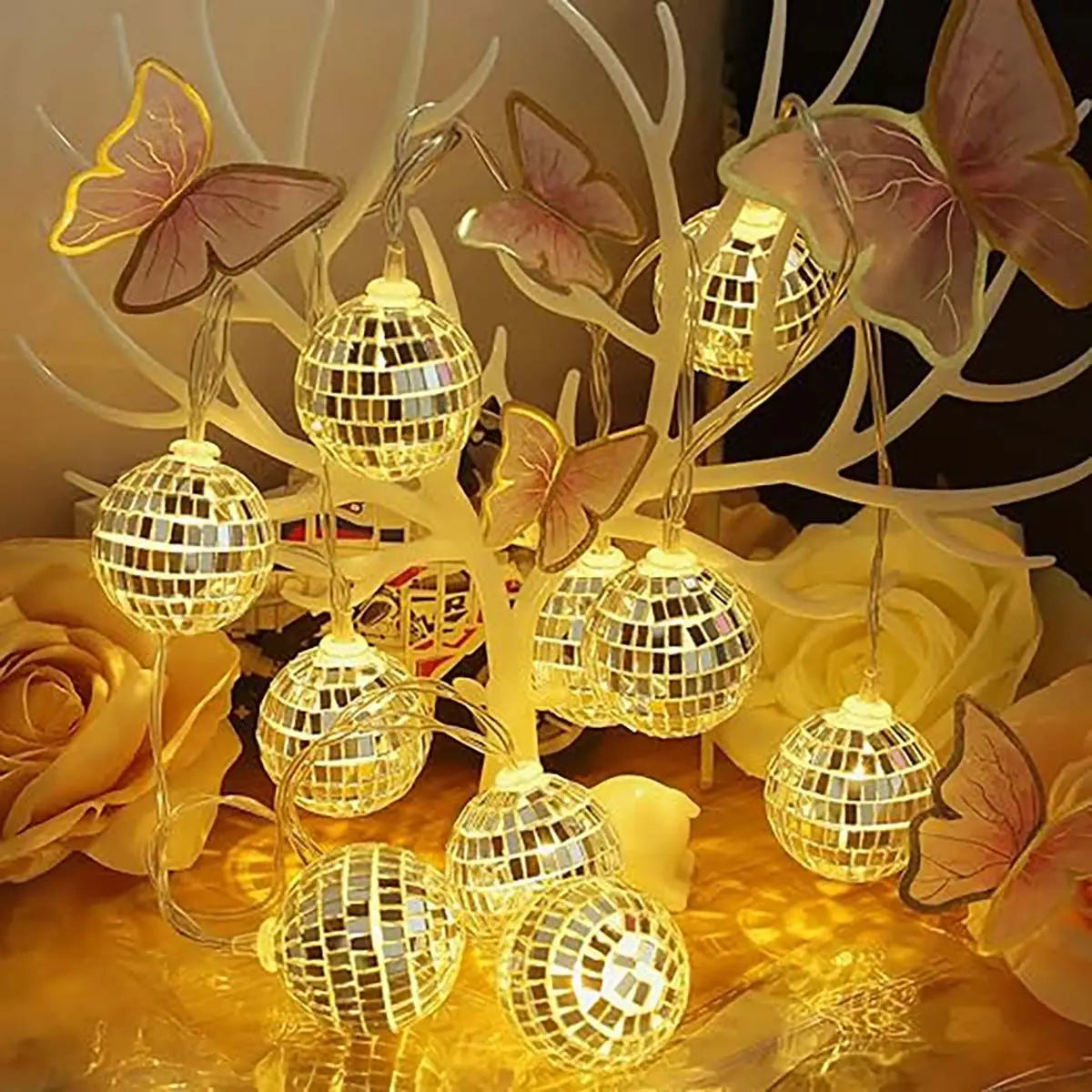 Guirlande de Boules Disco Unique