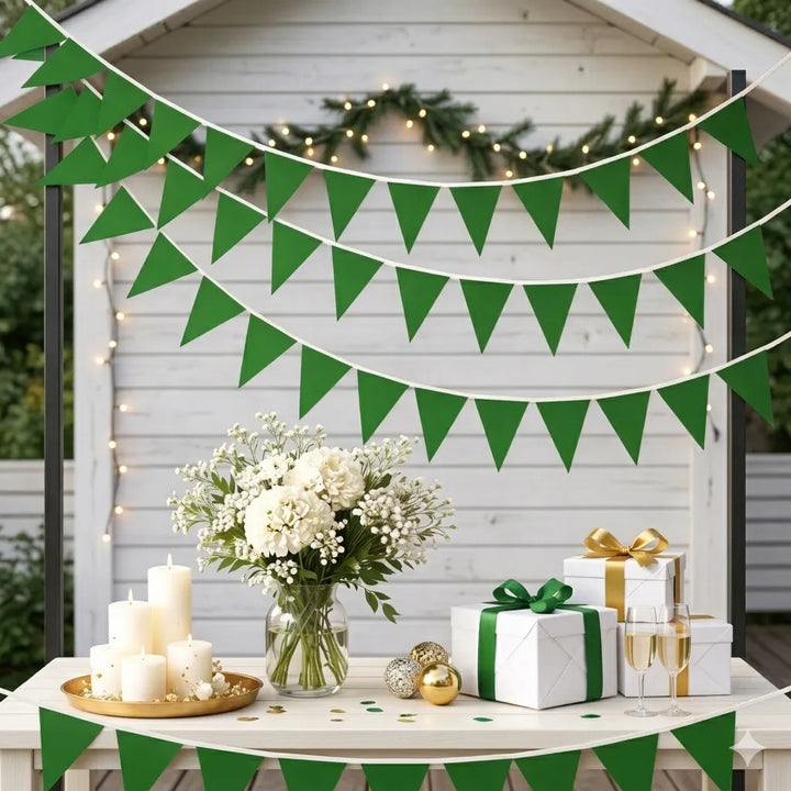 Guirlande de Fête Verte