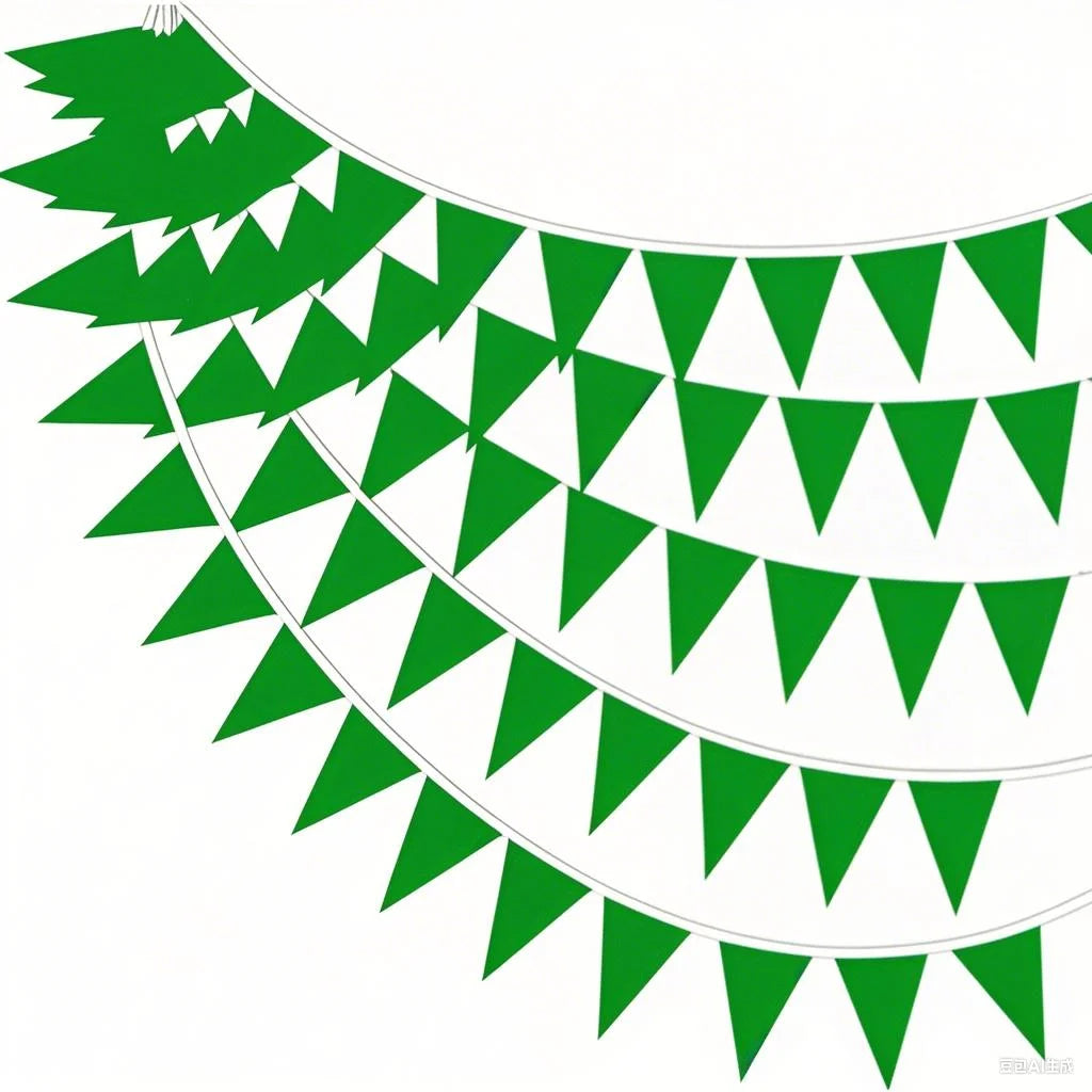 Guirlande de Fête Verte Festive Unique