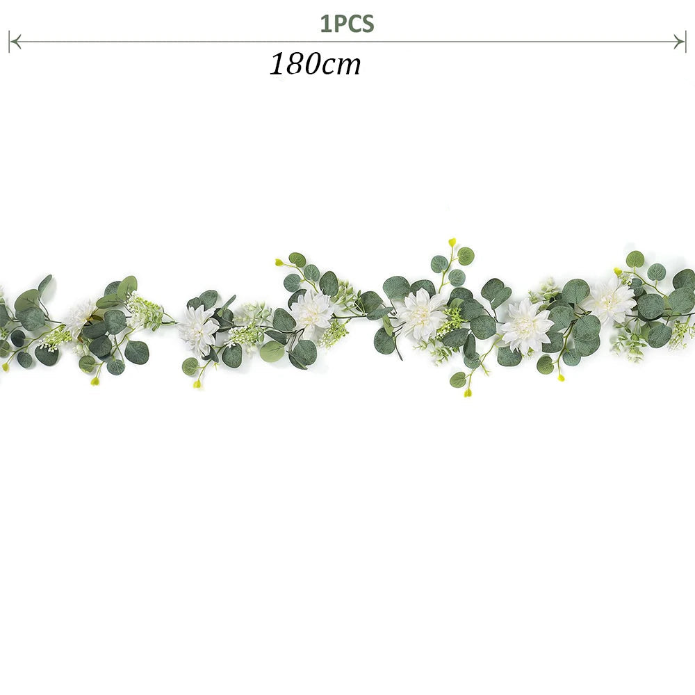 Guirlande de Feuilles d’Eucalyptus à Fleurs Affirmé