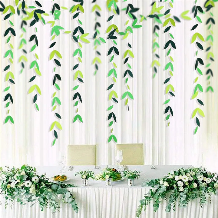 Guirlande de Feuilles en Papier 