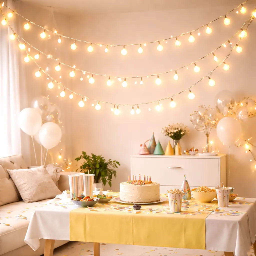 Guirlandes Lumineuse LED Blanc Chaud Brillant