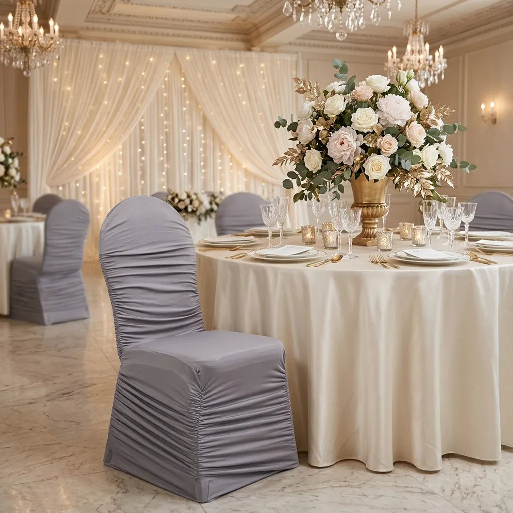 Housse de Chaise Elastique Mariage Raffiné