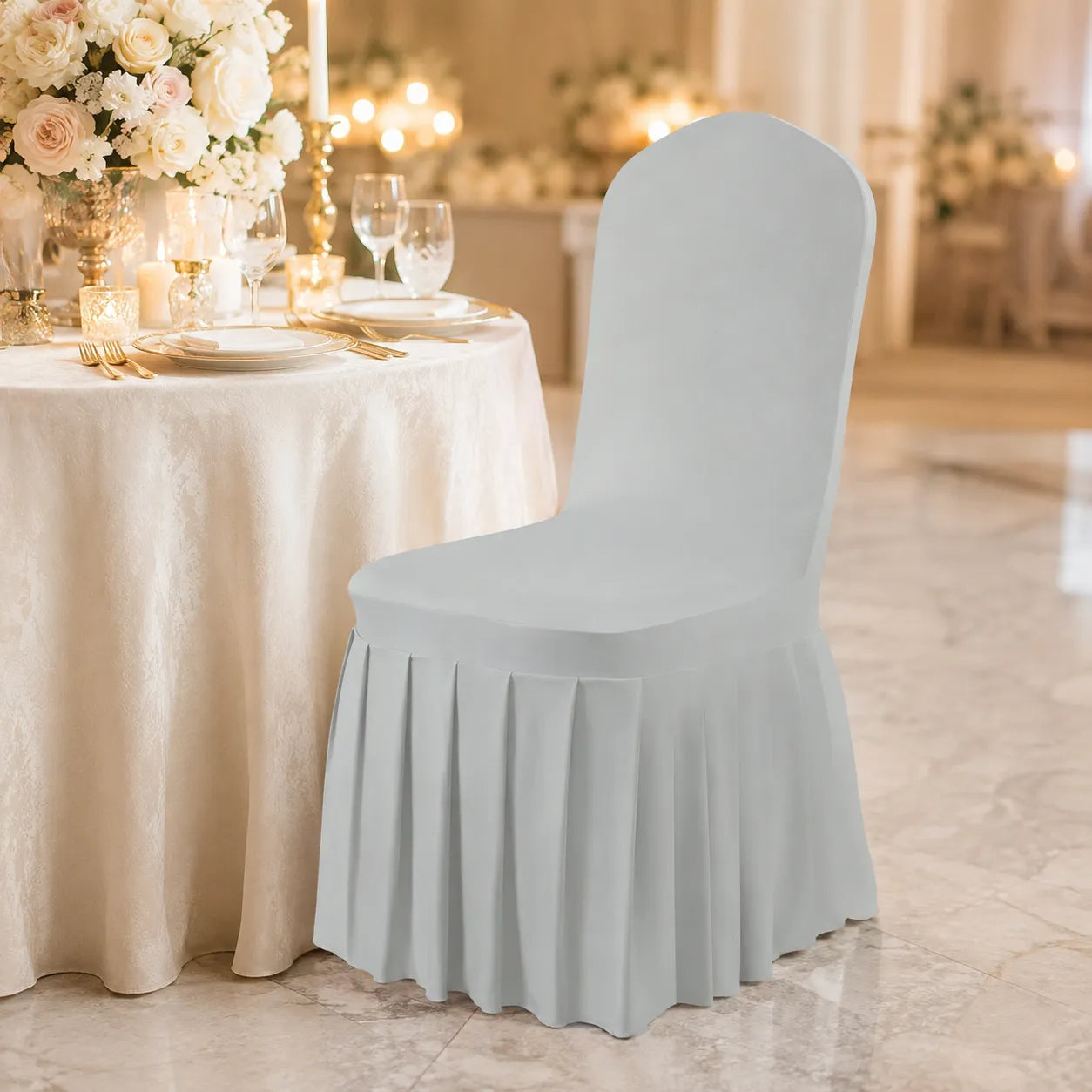 Housse de Chaise Mariage Elégante raffinée