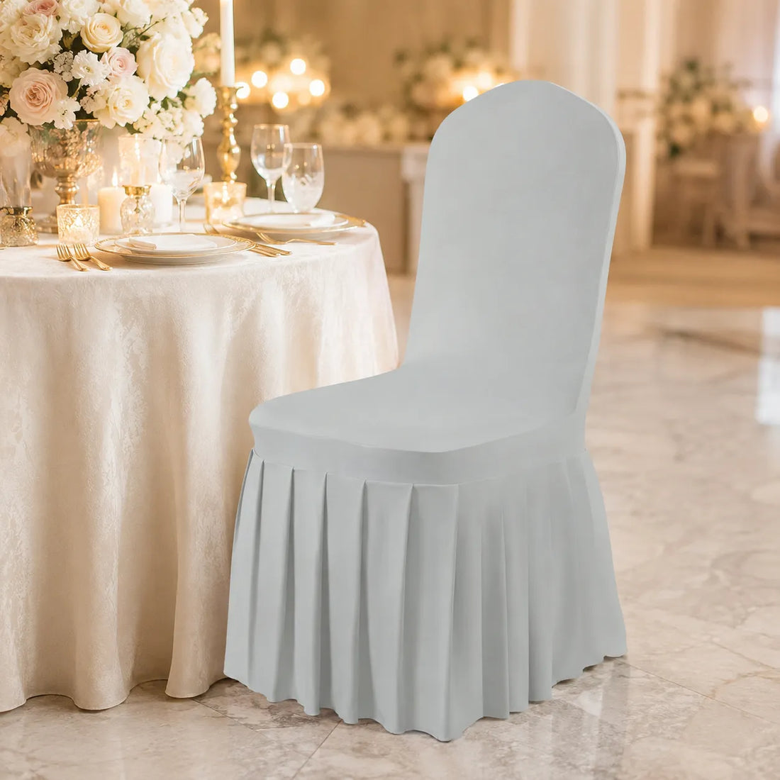 Housse de Chaise Mariage Elégante raffinée