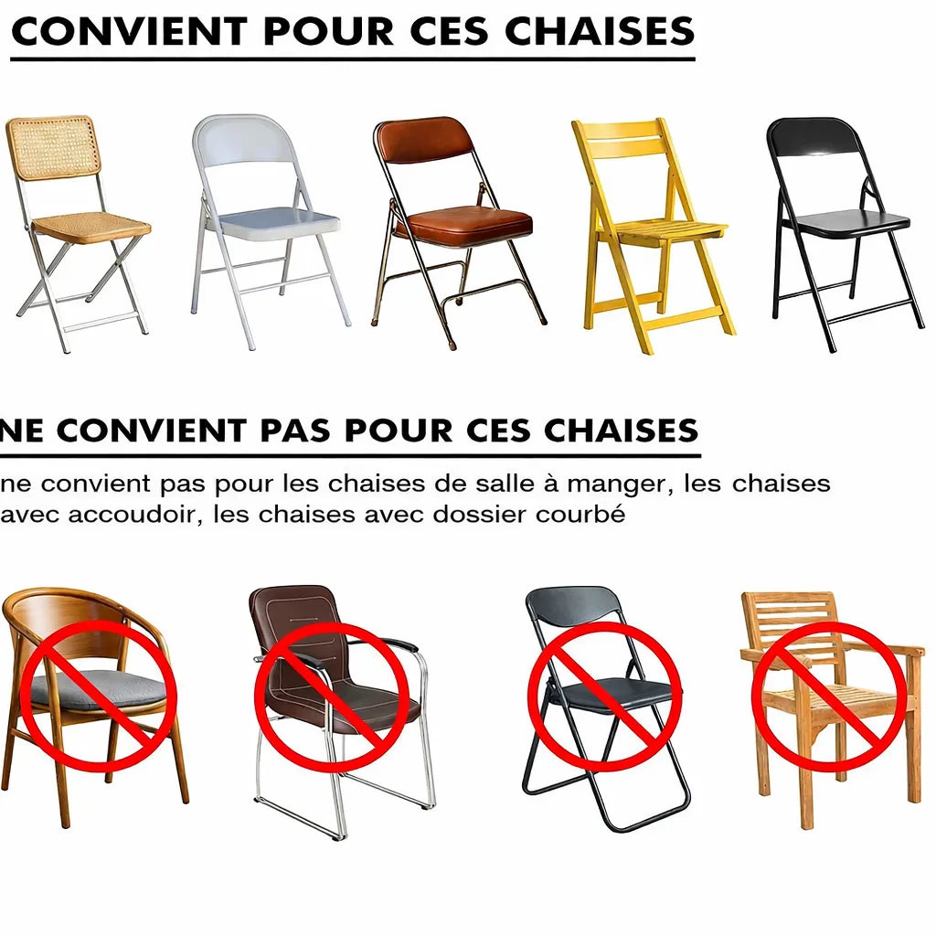 Housse de Chaise Mariage Extensible Elégante Chic