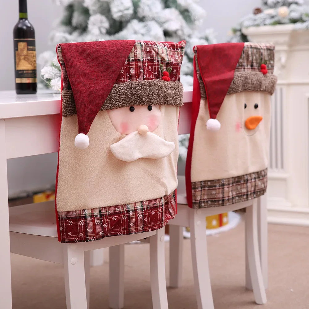 Housse de Chaise Noël Festive