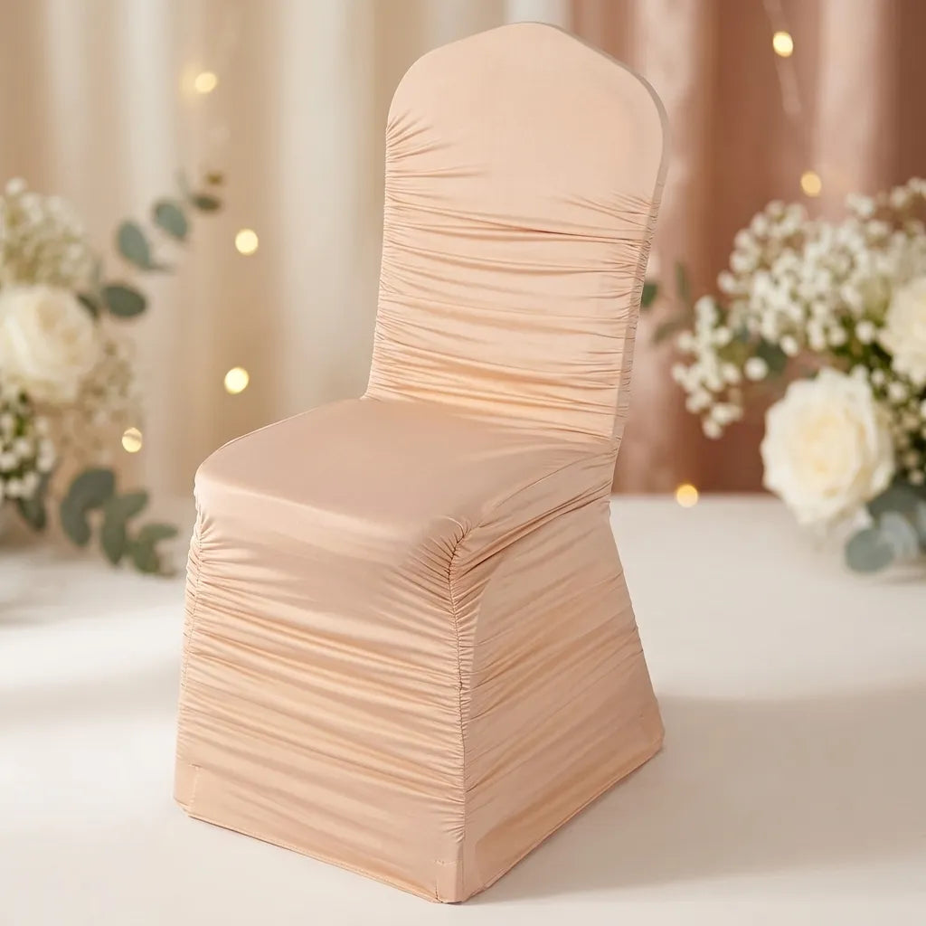 Housse de Chaise Universelle Champagne Doux