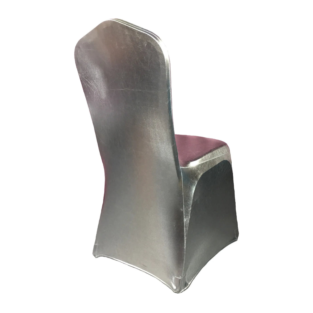 Housse de chaise Extensible Mariage Argentée chic