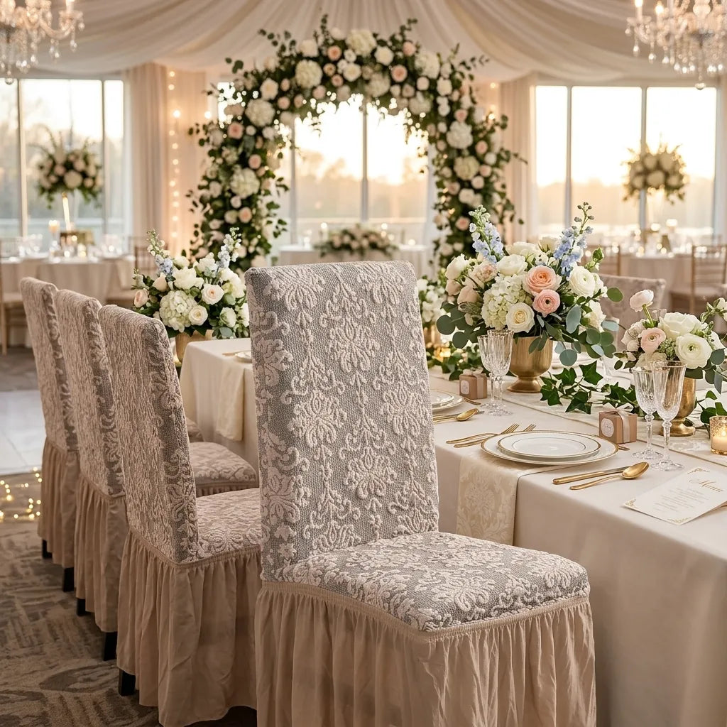 Housse de chaise Mariage Vintage Champêtre Chic
