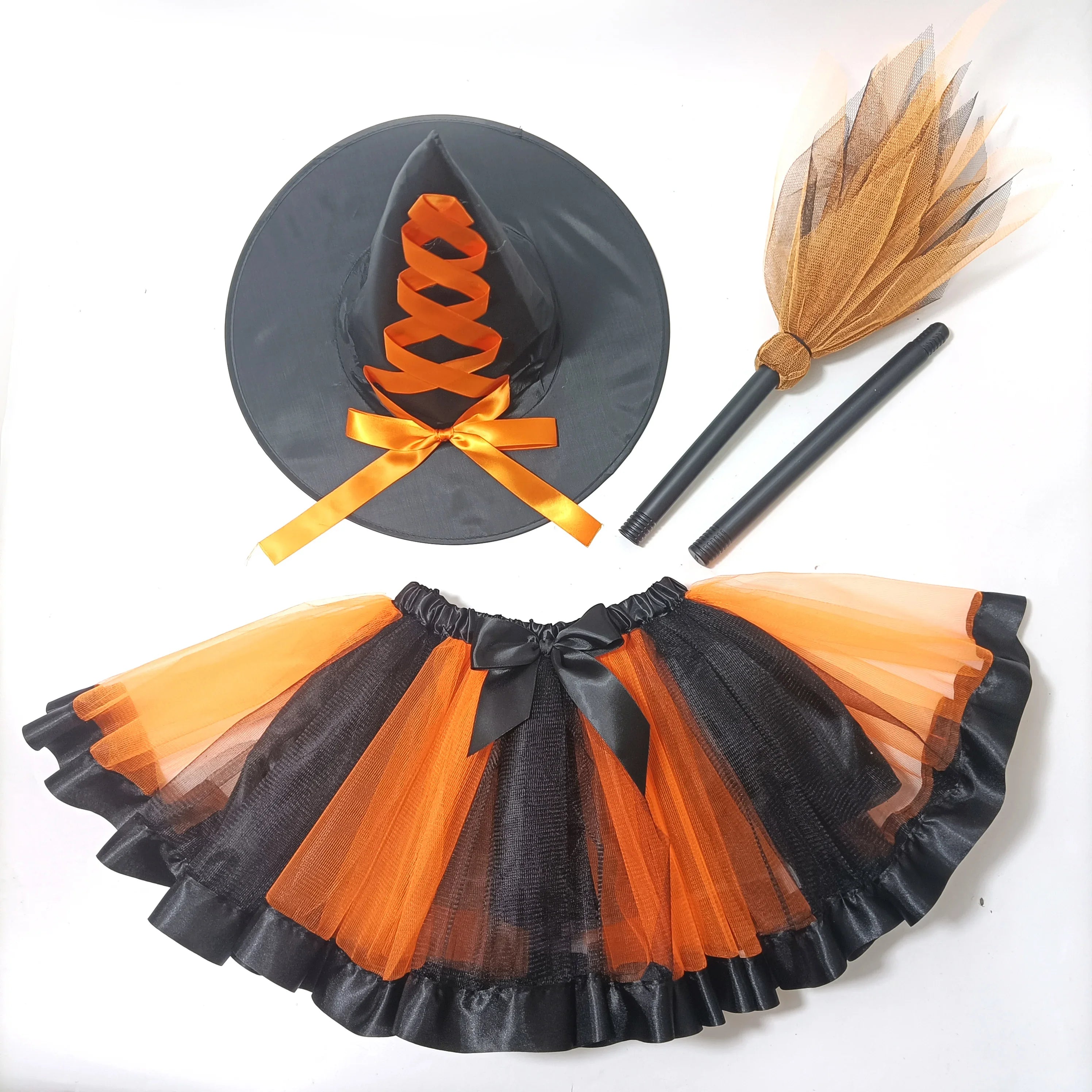 Jupe en Tulle Orange Sorcière stylé