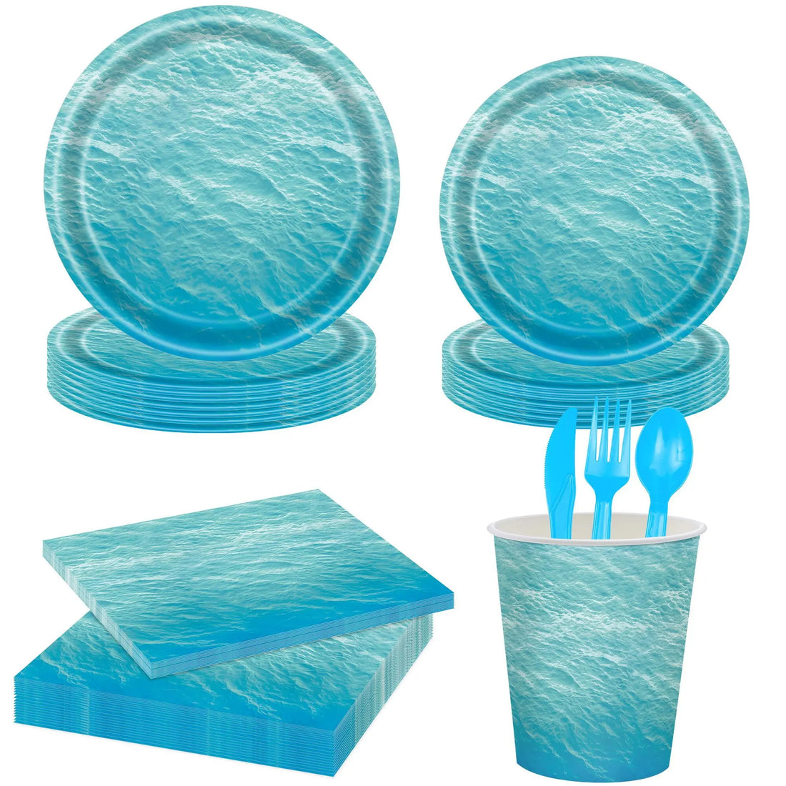 Kit Anniversaire Mer Bleu Unique