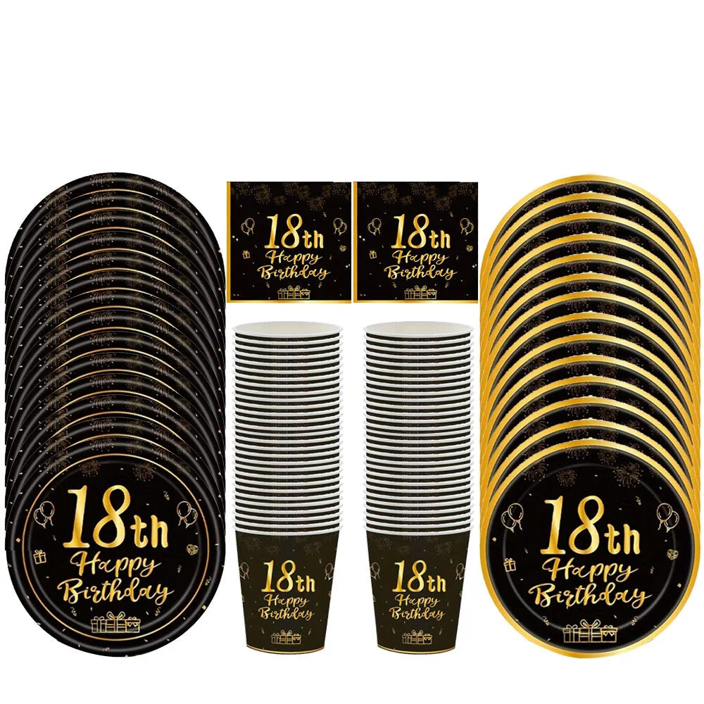 Kit Vaisselle 18th Birthday