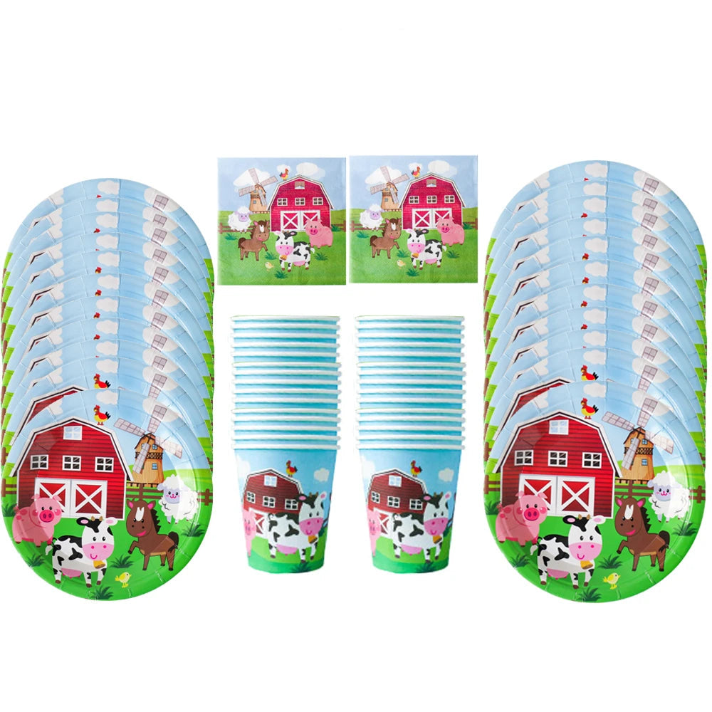 Kit Vaisselle Thème Ferme