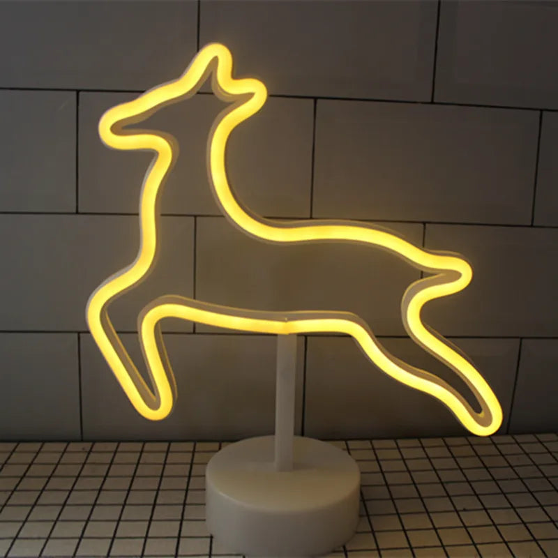 Lampe Néon Cerf