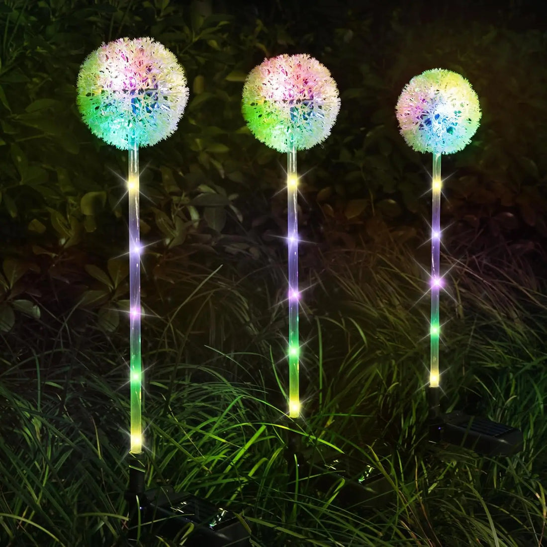 Lampe Solaire Pissenlit Multicolore Fetsif