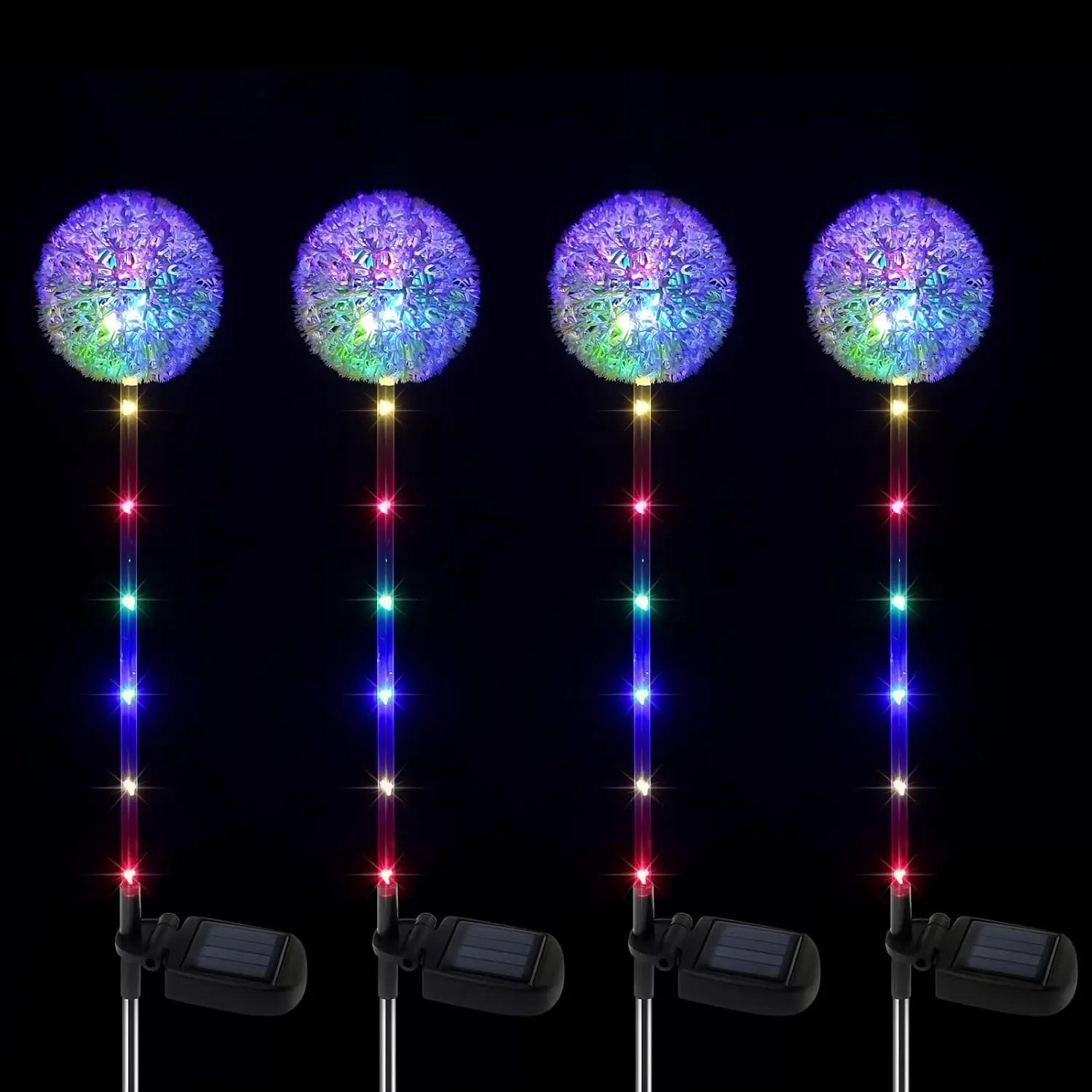 Lampe Solaire Pissenlit Multicolore Ludique