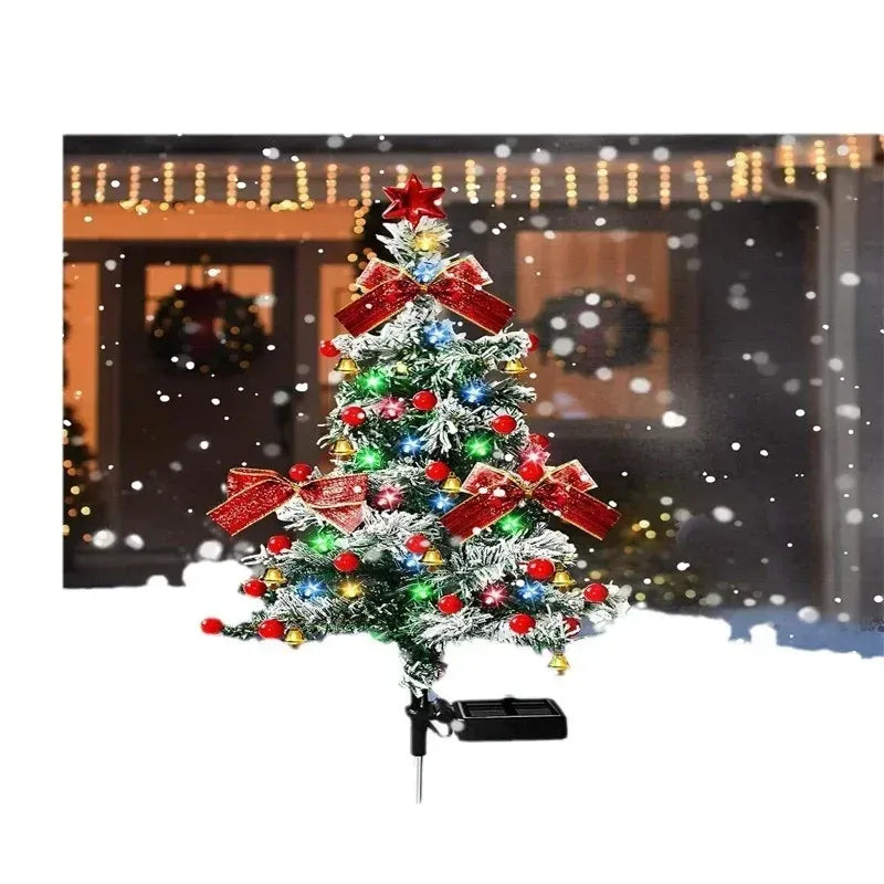 Lampe Solaire Sapin de Noël Design