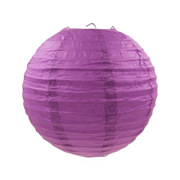 Lampion Décoratif Mariage Violet Raffiné
