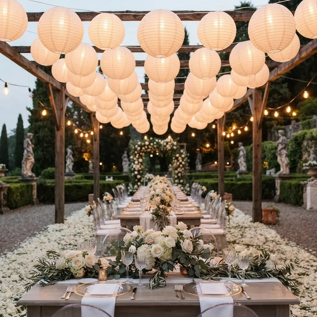 Lampion Led Mariage Minimaliste