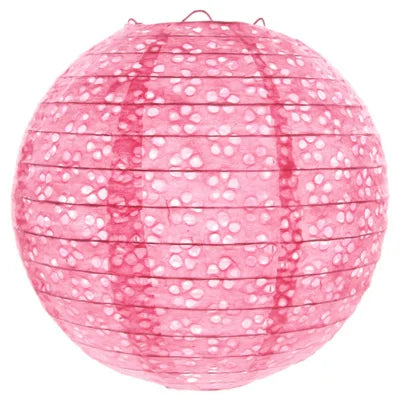 Lampion Rose Décoratif Mariage Rose