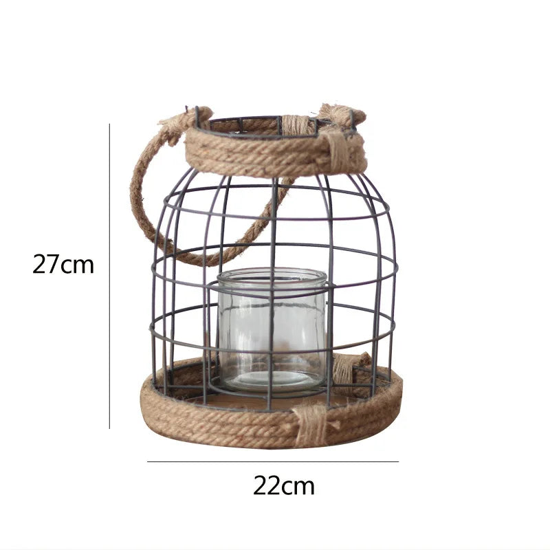 Lanterne Design Style Industriel Résistant