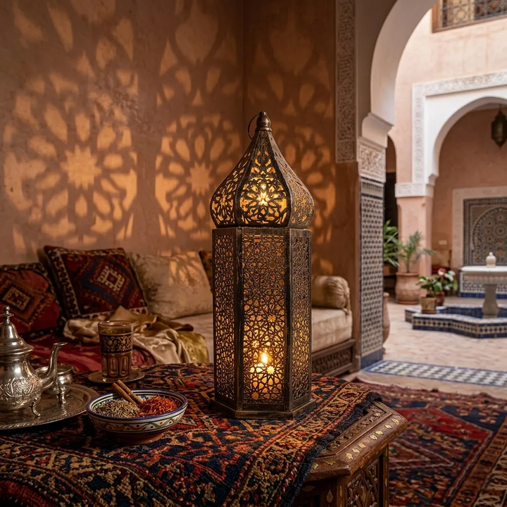 Lanterne Marocaine Noire