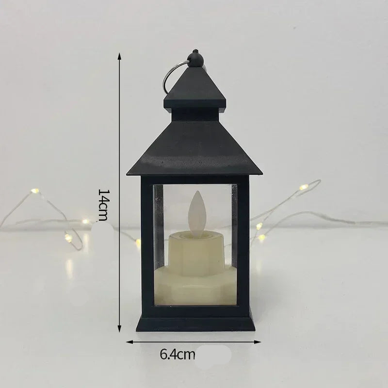 Lanterne Noire Minimaliste LED Chic