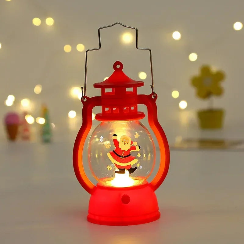 Lanterne Père Noël Rouge Design