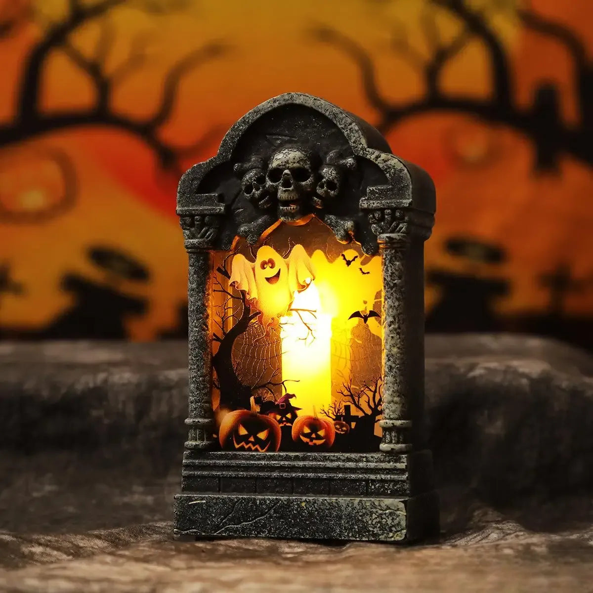 Lanterne Pierre Tombale Halloween