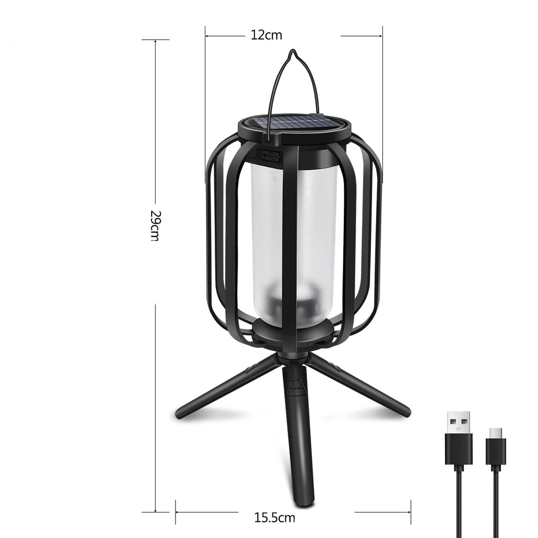 Lanterne Solaire Rechargeable Résistant
