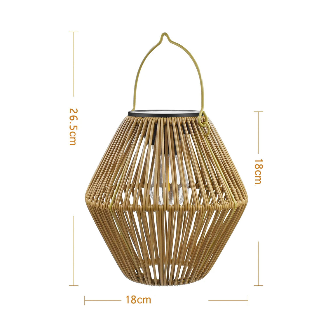 Lanterne de Jardin Solaire Stylé Chic