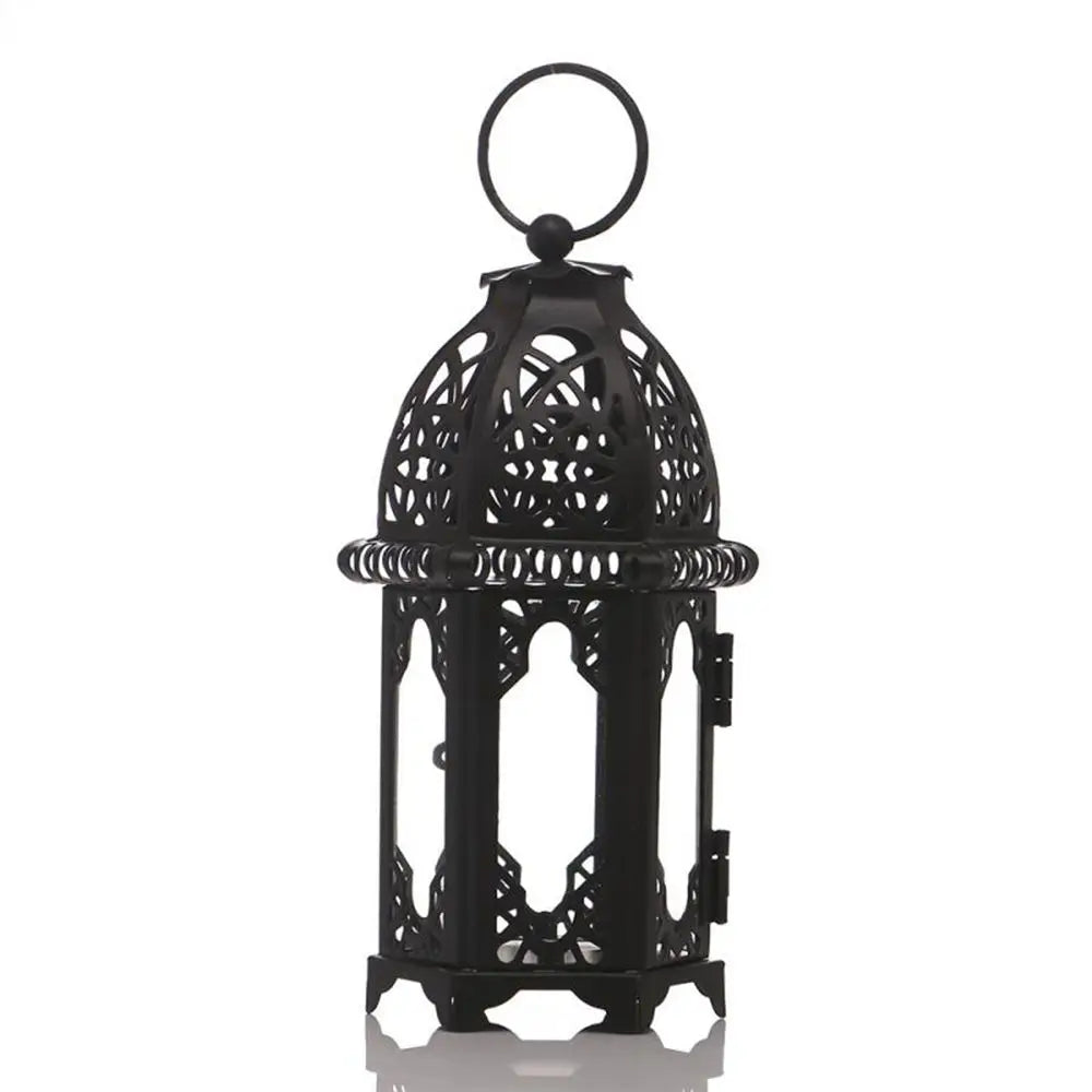 Lanterne en Fer Noire Chic