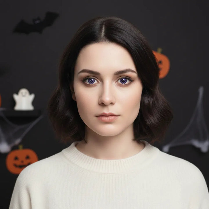 Lentille Halloween Etoile Violette